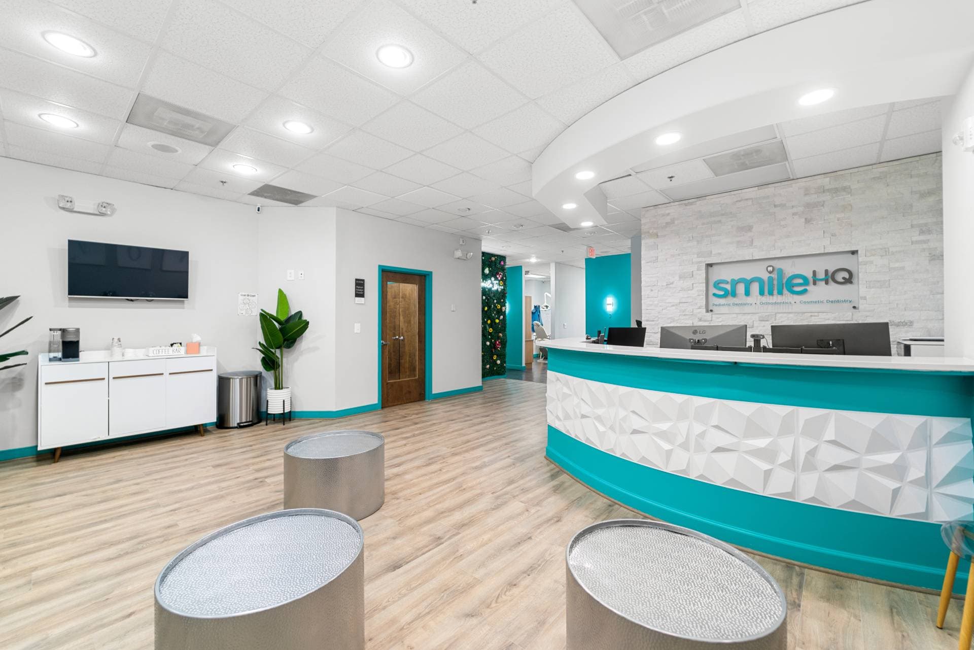 smileHQ front desk area