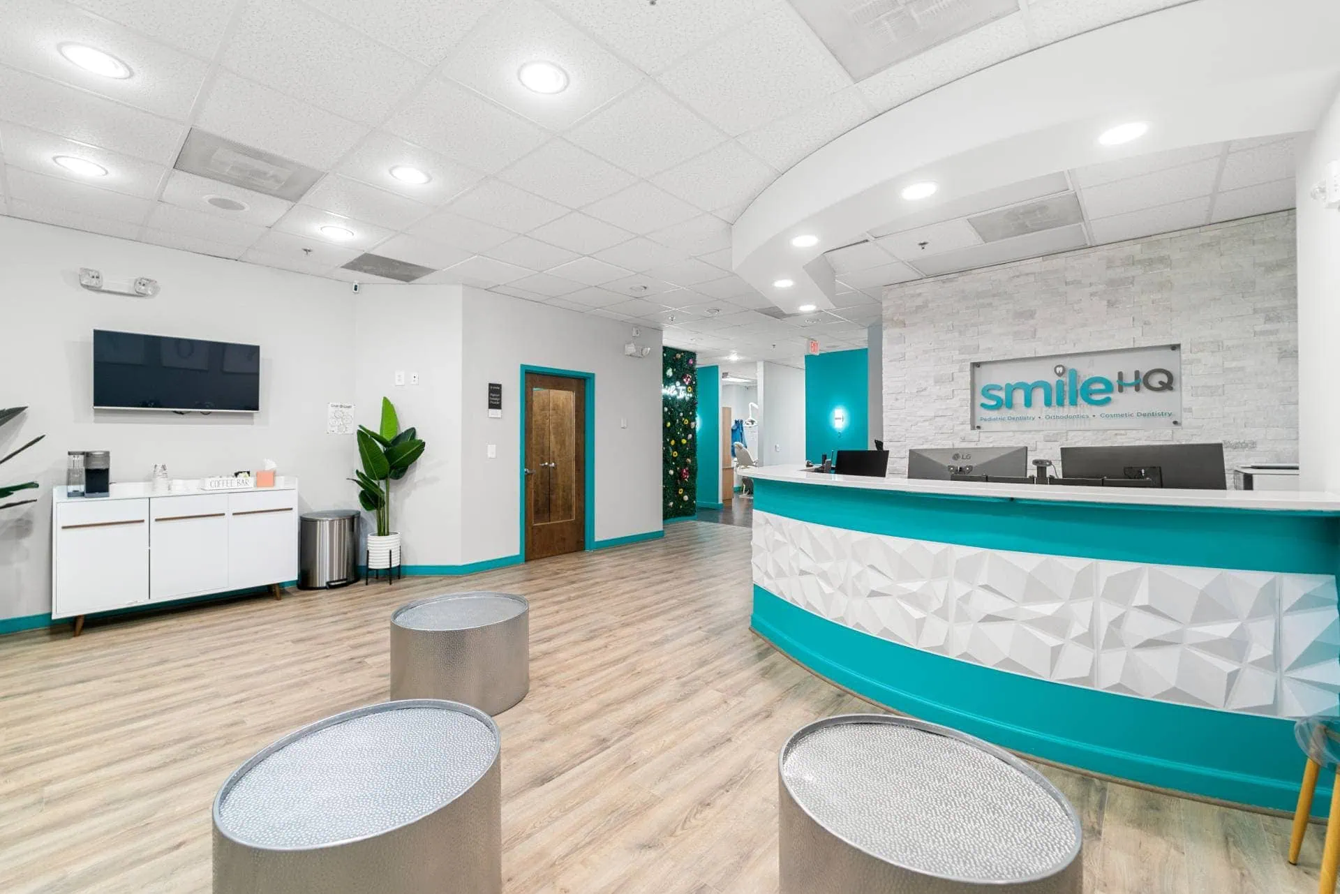 smileHQ front desk area